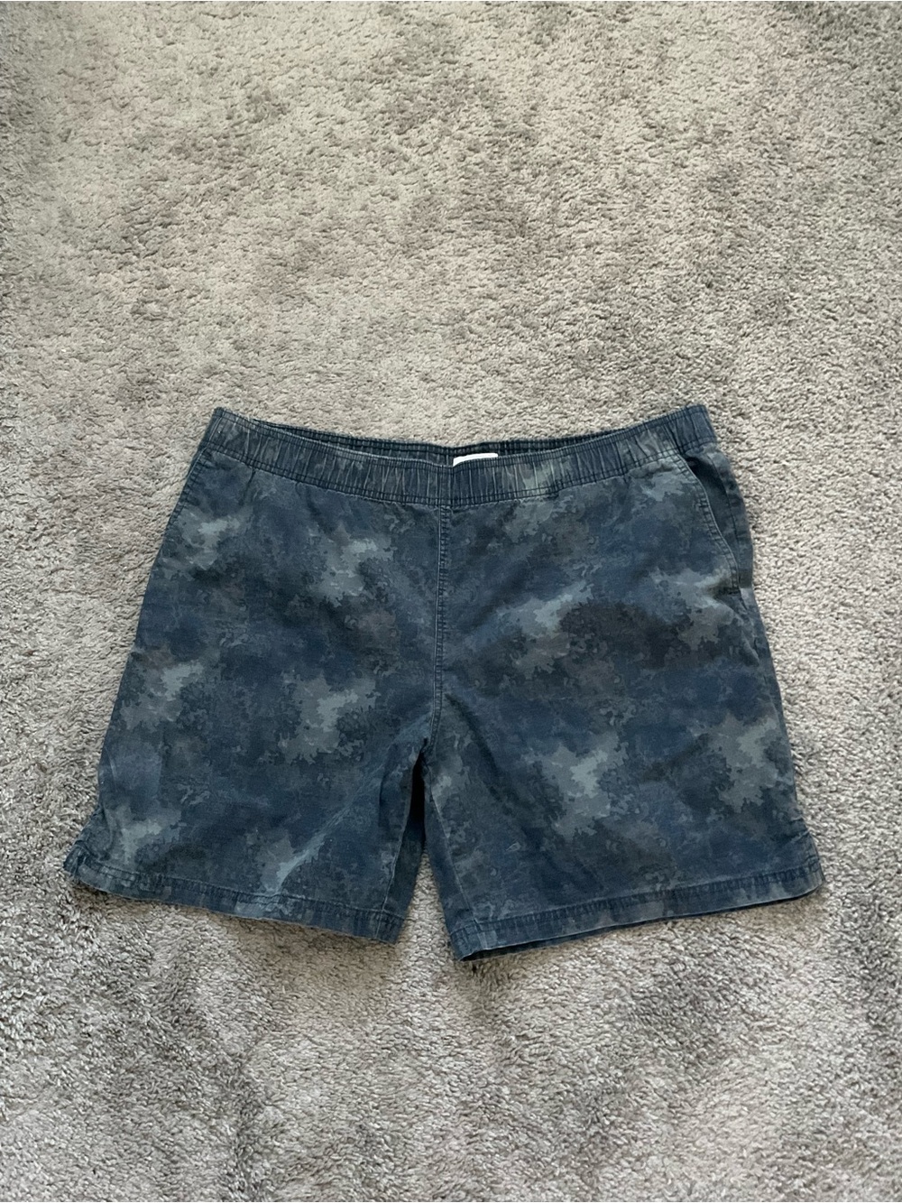 Abound Men's Swim Shorts in Slate Blue and Gray Camo